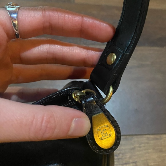 Vintage Liz Claiborne Black Shoulder Bag - Picture 3 of 9